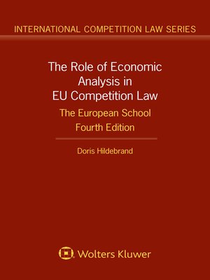 cover image of The Role of Economic Analysis in EU Competition Law